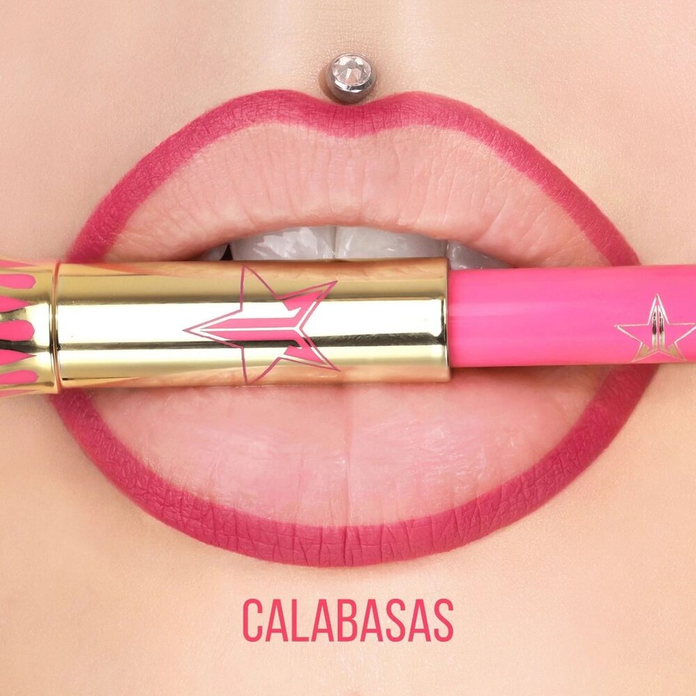 JEFFREE STAR Cosmetics CALABASAS Velour LIP LINER Cranberry Pink Red LIPSTICK